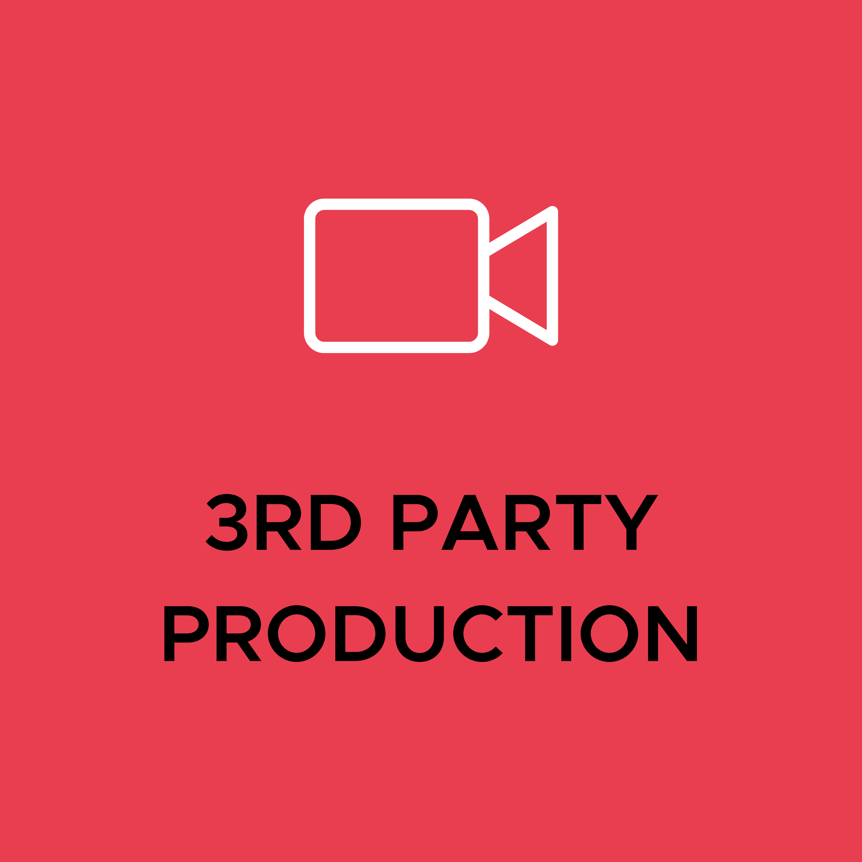 Services 3rd Party Production